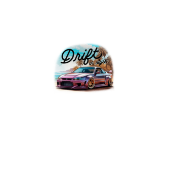 Driftelés minta fehér pólón