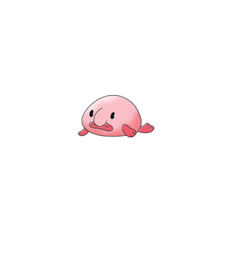 Blobfish minta fehér/piros pólón