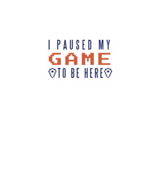 Gamer minta fehér pólón