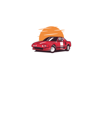 Toyota MR 2 minta fehér pólón