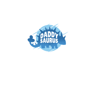 Daddysaurus minta fekete pólón