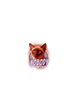 Senkit nem érdekel minta fehér pólón