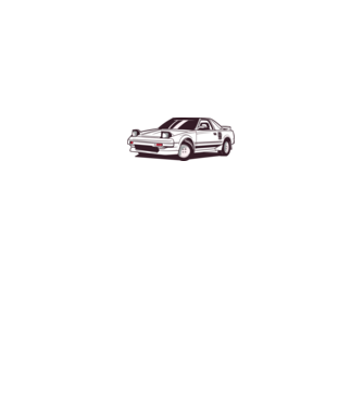 Toyota MR 2 minta királykék pólón