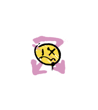 Emoji minta fehér pólón