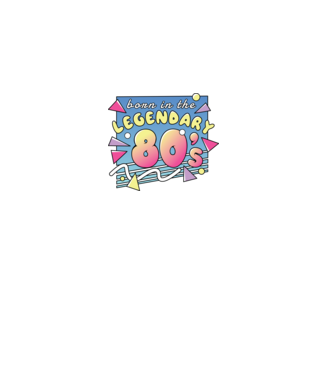 80-as években születtem minta fehér pólón