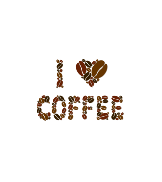 I love coffee minta fehér pólón