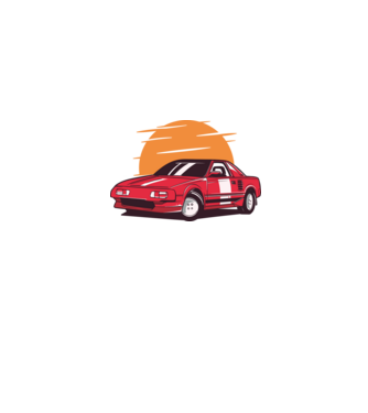 Toyota MR 2 minta szürke pólón