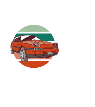 Mazda 323F BG minta fekete pólón