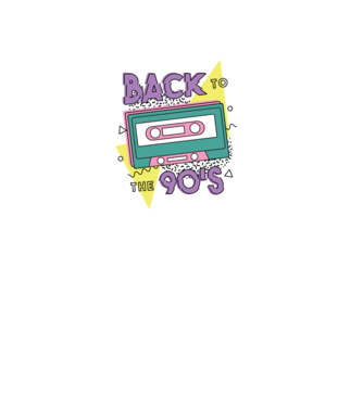 Back to the 90's minta türkiz pólón