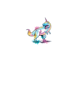 Unicornsaurus minta fehér pólón