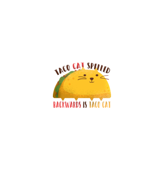 Taco cica minta fehér pólón
