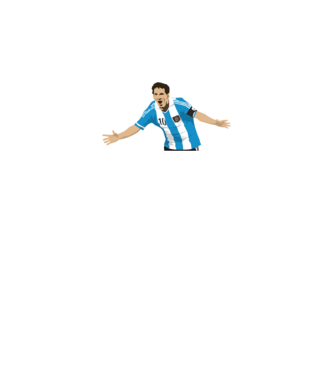 Messi minta fehér/piros pólón