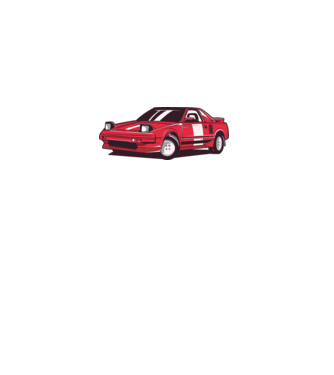 Toyota MR2  minta fehér pólón