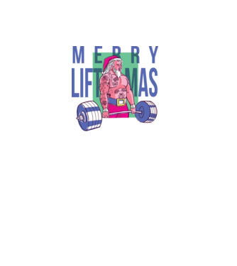 Merry Liftmas minta fehér pólón