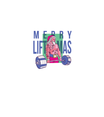 Merry Liftmas minta szürke pólón