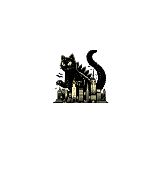 Catzilla minta királykék pólón