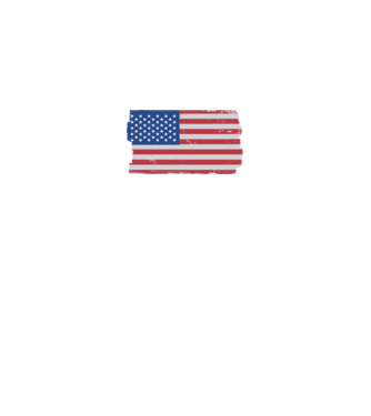 USA zászló minta fekete pólón