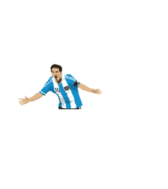 Messi minta fehér pólón