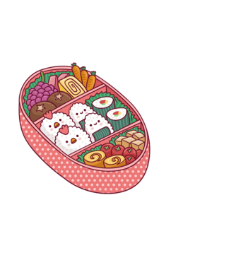 Sushi tál minta fehér pólón