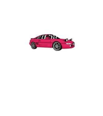 Toyota MR2 Mk2 minta farmerkék pólón