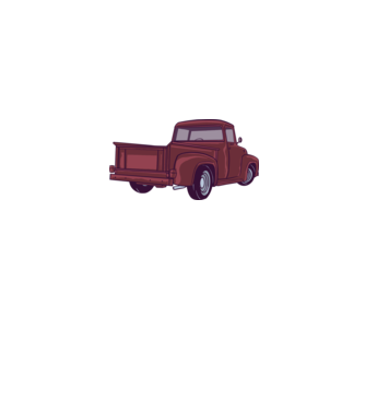 Ford F-100 pickup minta szürke pólón