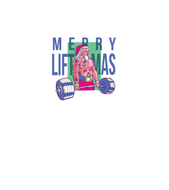 Merry Liftmas minta fehér pólón