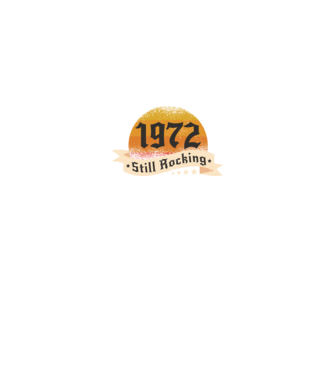 1972-es születésű minta fekete pólón