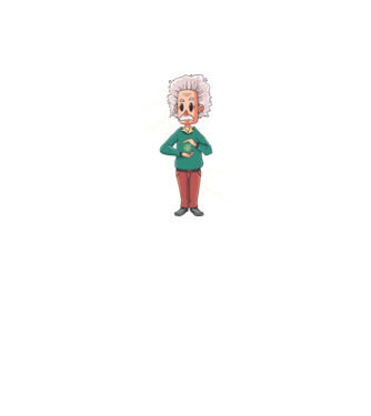 Einstein minta fekete pólón