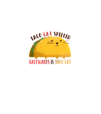 Taco cica minta fehér pólón