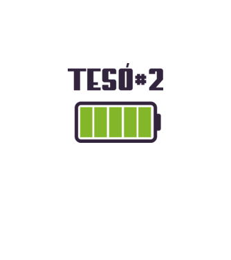 Tesó#2 minta fehér pólón