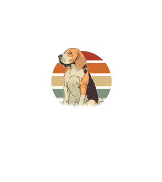 Beagle minta farmerkék pólón