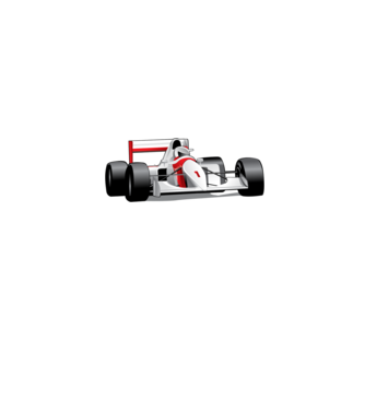 Formula 1 minta piros pólón