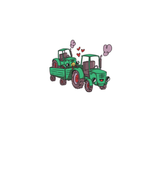Traktor család minta szürke pólón