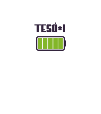 Tesó#1 minta fehér pólón