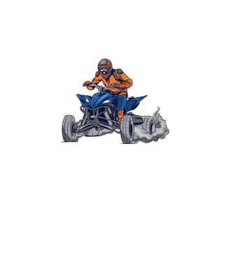 Quad minta türkiz pólón