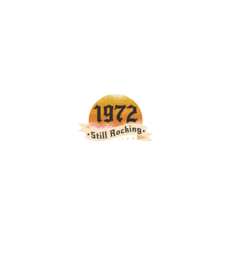 1972-es születésű minta fekete pólón
