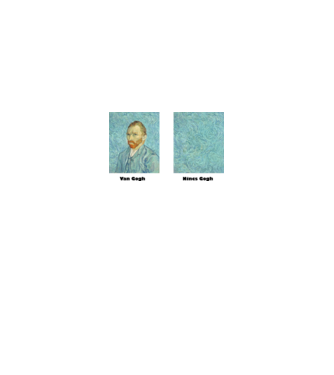 Van Gogh - nincs Gogh minta királykék pólón