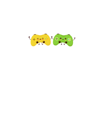 Gamer barátság minta farmerkék pólón