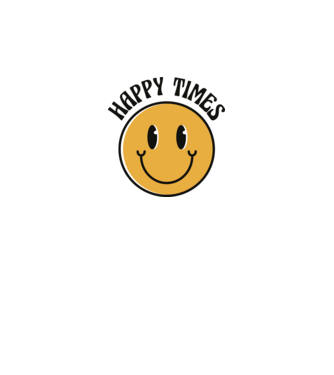 Smiley minta fehér pólón