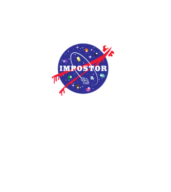 Impostor - Among us  minta fehér pólón