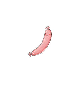 Virsli minta szürke pólón