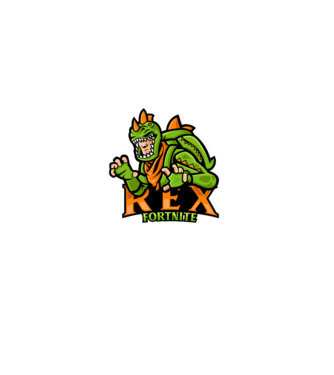 Fortnite Rex skin minta sötétzöld pólón