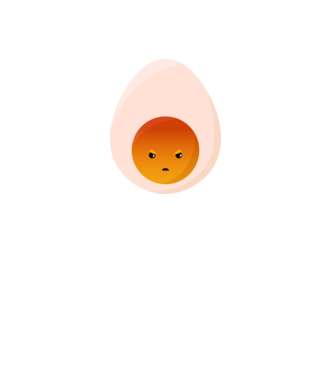 Tojás emoji minta türkiz pólón