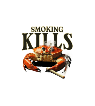 Smoking kills minta fehér pólón