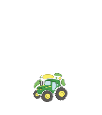 Traktor minta világos rózsaszín pólón