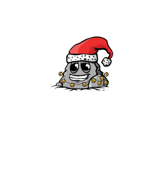 Jingle Bell Rock minta fekete pólón