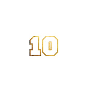 10-es mez minta fekete pólón