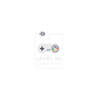 Level 30 minta fekete pólón