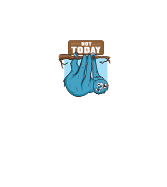 Not today minta fehér pólón