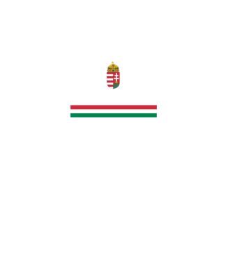Magyarország címerrel minta fekete pólón